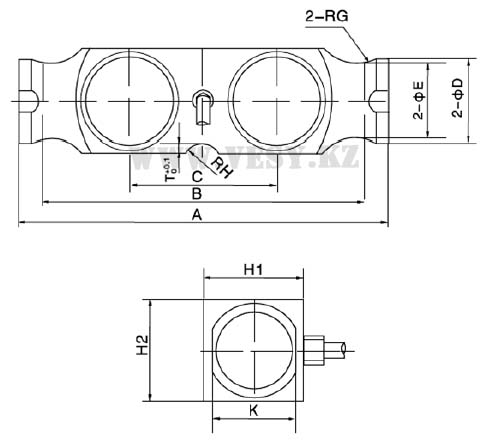 Размер датчика HM9С