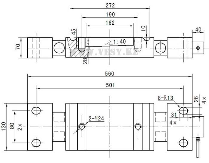 Размер датчика HM9J